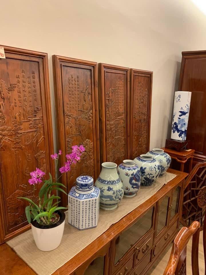 Chinese White & Blue Porcelain Vase